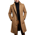 Sobretudo Masculino de Inverno em Mistura de Lã – Estilo Sofisticado