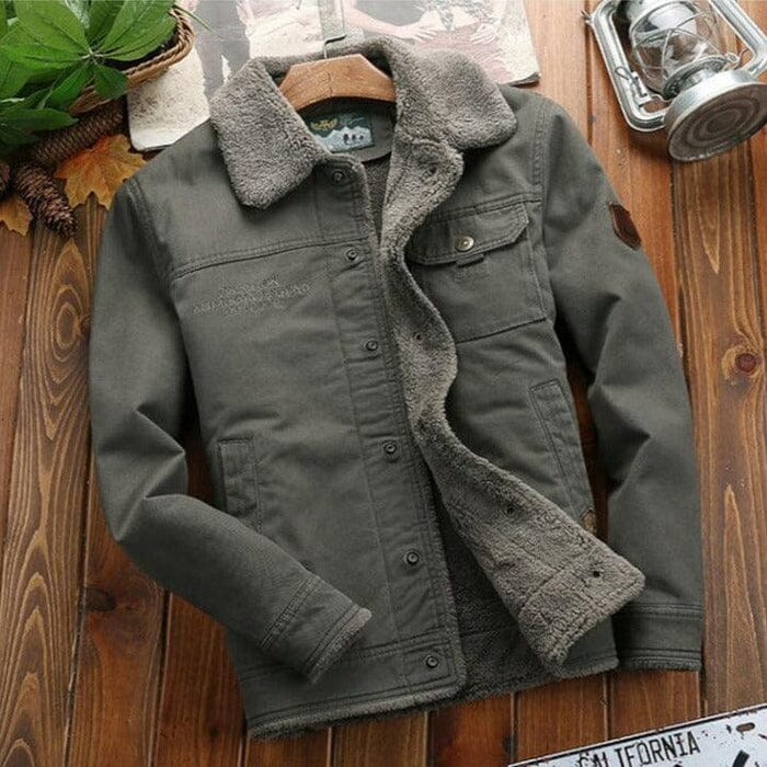 Jaqueta Masculina Classic Flanelada em Algodão / Outono/Inverno 2026