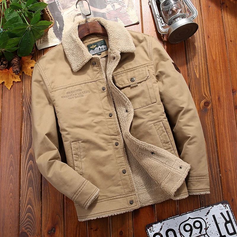 Jaqueta Masculina Classic Flanelada em Algodão / Outono/Inverno 2026
