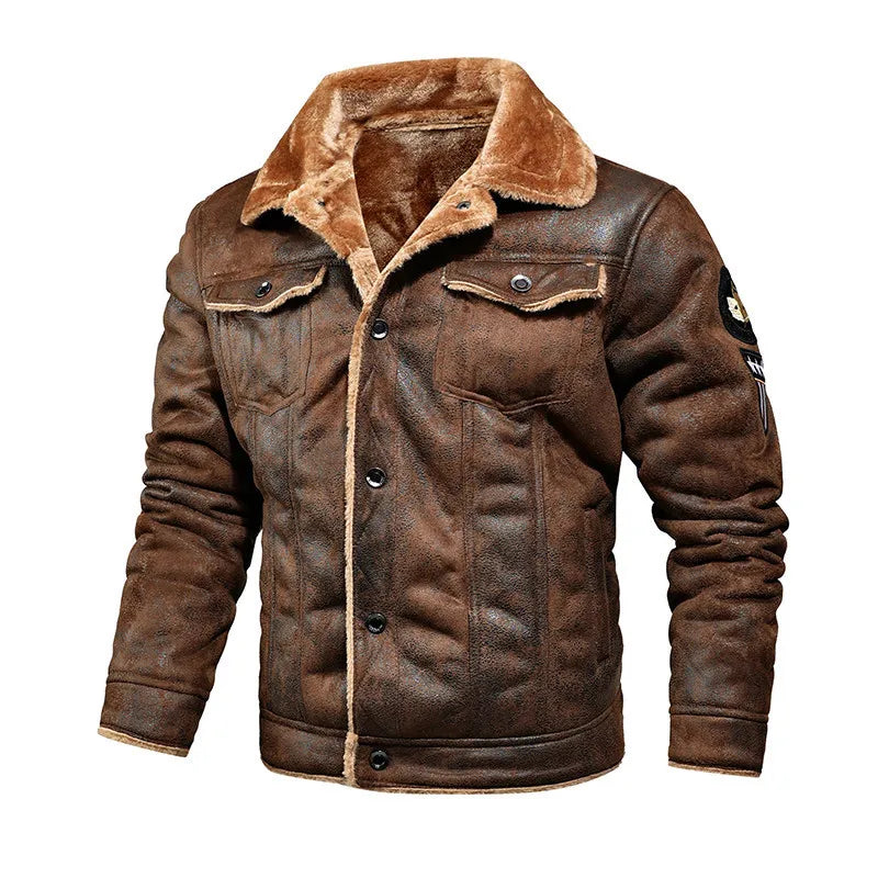 Jaqueta Masculina de Couro