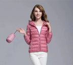 Jaqueta Puffer Feminina com Capuz Annabele