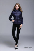 Jaqueta Puffer Feminina com Capuz Annabele