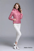 Jaqueta Puffer Feminina com Capuz Annabele