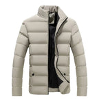 Jaqueta Puffer Masculina High Collar - Estilo e Conforto para o Outono/Inverno 2026
