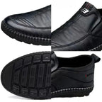 Sapato Casual de Couro Masculino