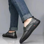Sapato Casual de Couro Masculino
