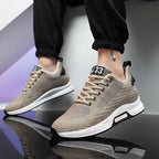 Tênis Masculino Respirável com Aumento de Altura