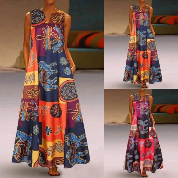 Vestido Longo Lili Estampado